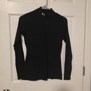 Under Armour Women's Midnight Black Long Sleeve Tee